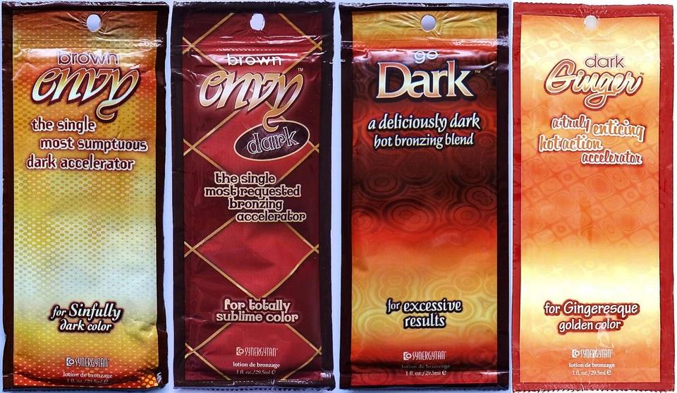 SYNERGY TAN SACHETS Wide Range Of Sunbed Tan Accelerators Buy 2 Get A Free Gift