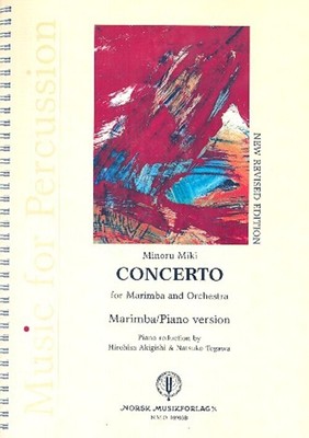 Minoru Miki | Concerto for marimba and orchestra for marimba and piano