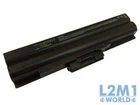 Battery 5200mAh Black For Sony Vaio VPC-CW15FX-B VPC-CW15FX-P