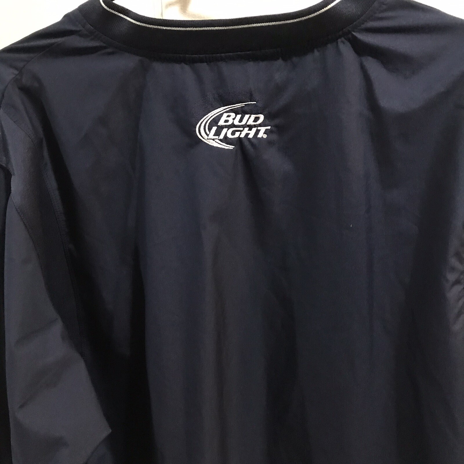 Northend Budweiser Blue Pullover Windbreaker Jack… - image 6