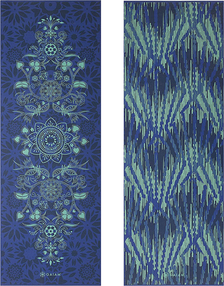 Premium 6MM Non-Slip Reversible Yoga Mat for Fitness & Exercise