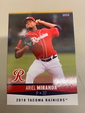 Ariel Miranda Card 2018 Tacoma Rainiers Team Card