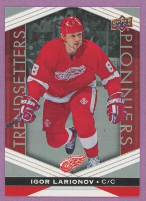 2022 22-23 UD TIM HORTONS LEGENDS TRENDSETTERS RED WINGS IGOR LARIONOV #T-11