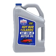 Lucas Front Hot Rod & Classic Car Motor Oil SAE 10W-40 w/ High Zinc 5 Quarts