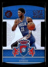 Joel Embiid 2016-17 Panini Excalibur #9 Coat of Arms Philadelphia 76ers