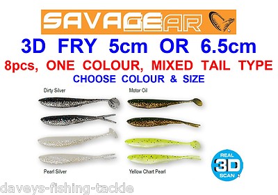 SAVAGE GEAR 3D FRY FOR LRF DROP SHOT FISHING SPINNING ROD LURES SOFT BAIT  SHADS UK
