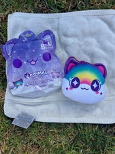 Aphmau Mystery MeeMeows Plush Clip On - Rainbow Cat