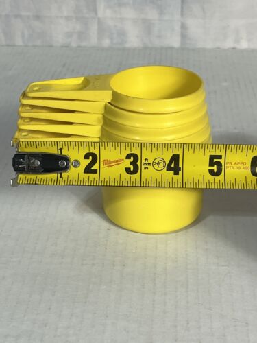 Tupperware Vintage Messbecher 5er Set gelb - Bild 15 von 15