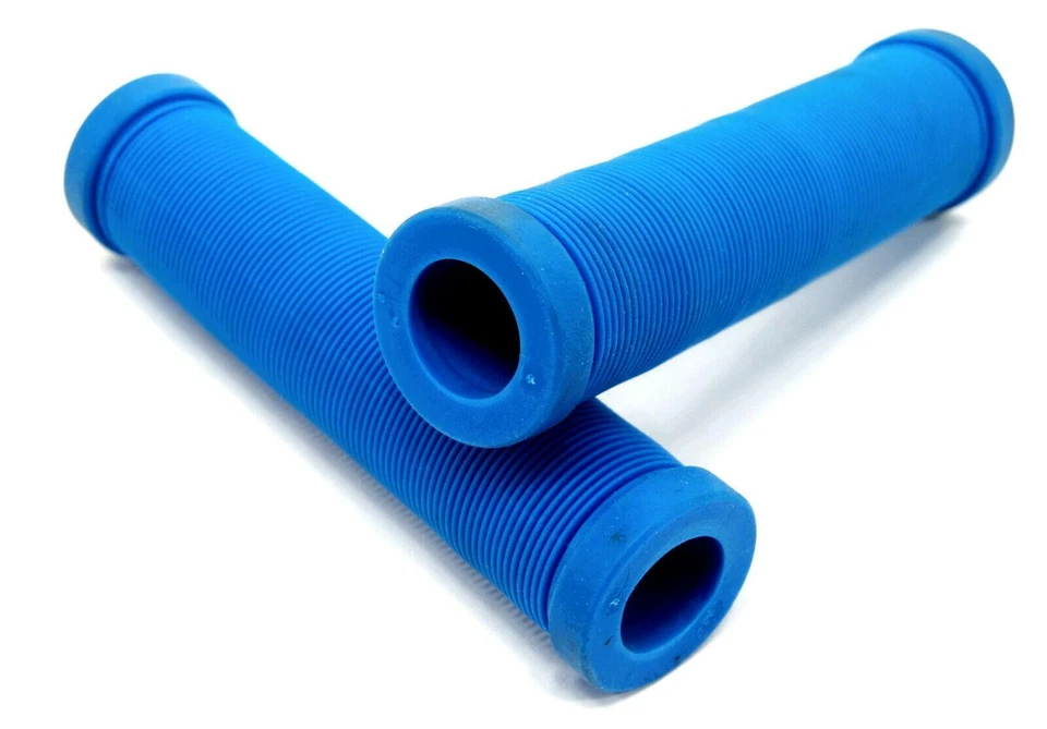 Empuñaduras de manillar de bicicleta BMX sin bridas FREE AGENT SHROOM XL azul Foto 2 de 4