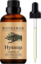 Pure Hyssop Essential Oil 30ml - Natural Aromatherapy for Wellness  Relaxation