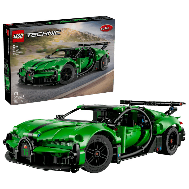 LEGO TECHNIC 42241 HYPERCAR BUGATTI CHIRON PUR SPORT GREEN