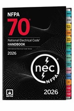 NFPA 70 Handbook 2026 + Index Tabs 2026 Combo...