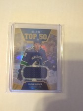 2019-20 Upper Deck Allure Top 50 Jersey Rookie RC Quinn Hughes #T50-21