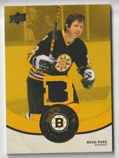 2023-24 BRUINS CENTENNIAL CLOTH PREMIUM PATCH 2 COLORS BRAD PARK 40/49 #CCR-BP