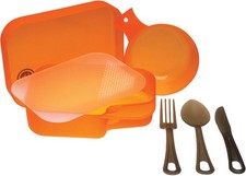Ust PackWare Outdoor Mess Kit - Durable, Compact All-in-One Camping Dining Set