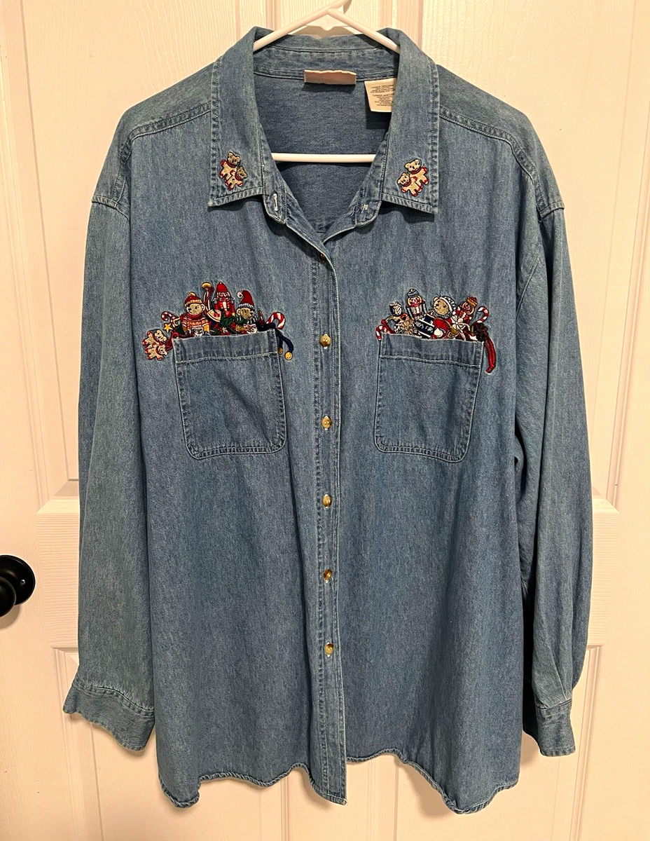 Faded Glory Denim Tops for Women for sale | eBay