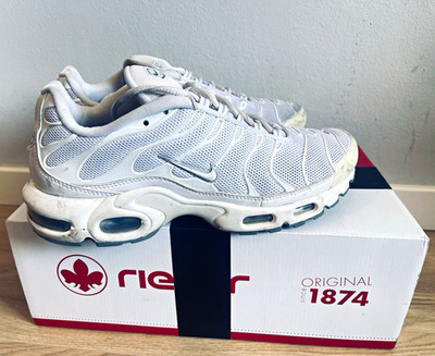Nike Air Max Plus TN Herren Sneaker Weiß Grau Low Top EU 41 604133-139