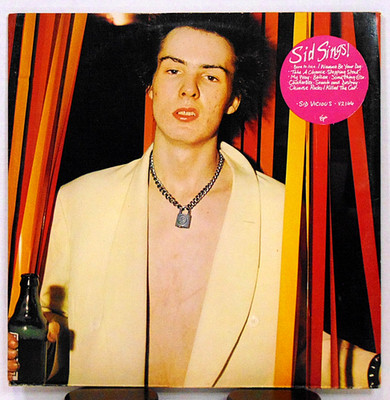 Sid Vicious   Sid Sings - 1979 Virgin Punk Rock Vinyl LP Record Album Import