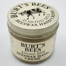 Burt's Bees Almond Milk Beeswax Hand Cream - 2 oz. Jar NIP