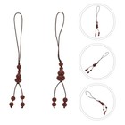 2pcs Creative Phone Decorations Women Men Cell Phone Slings Pendants Phone Strap