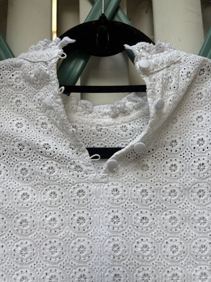 Blouse Sézane taille 38 broderie anglaise - Photo 3/4