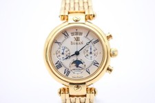 Buren Moonphase Chronograph Watch Hand Wind Working