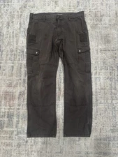 Carhartt Cargo Double Knee Carpenter Pants Mens 36x30 Brown Relaxed Utility Work