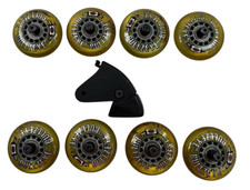 Bullzeye Inline Rollerblade 8 Wheels 76mm/80a  Rear Brake from VFX575 Skates