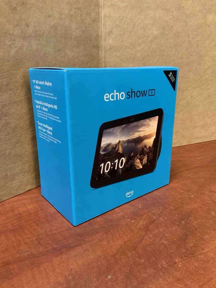 NEU! Amazon Echo Show 8 - 3. Gen Neueste Version Smart Display mit Alexa