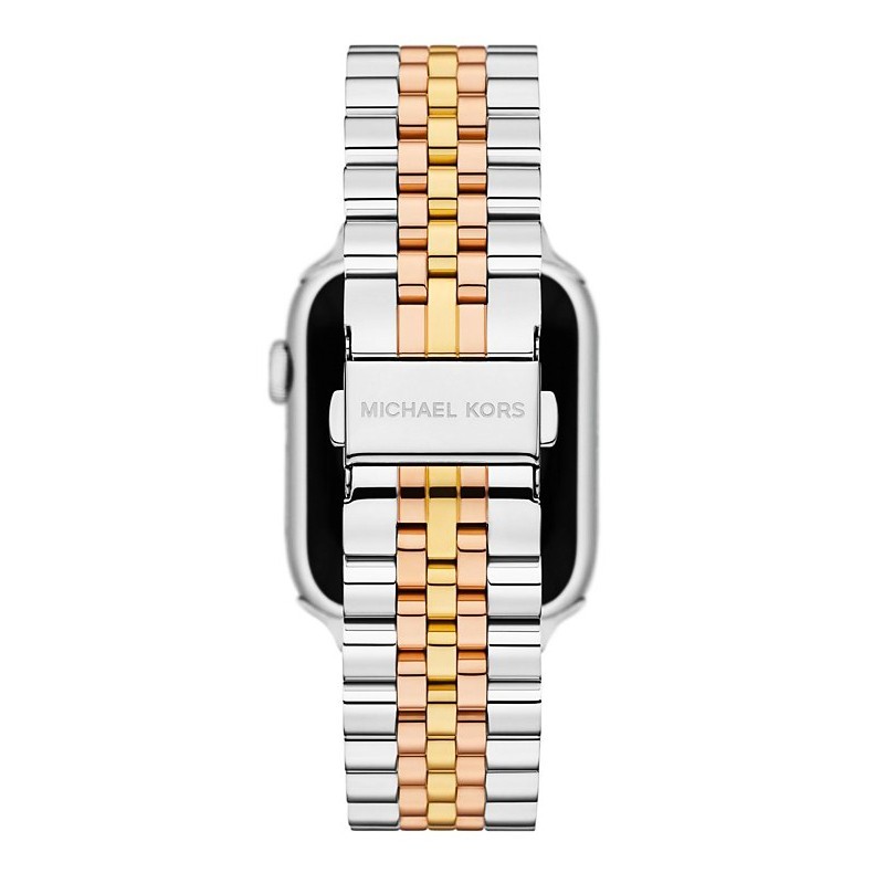 Michael Kors Tri-Tone Stainless Steel Apple Watch Band 38mm ~ 46mm  display picture 1