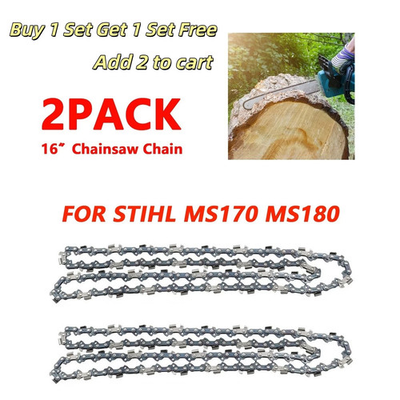 #ad #ad 2Pcs 16quot; Chainsaw Chain For Stihl MS170 MS180 MS181 MS201 3 8quot;LP .050quot; 55E $4.99