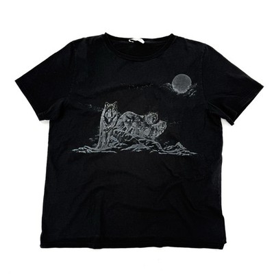 Original Saint Laurent Paris Wolves Wolf T-Shirt | XL (fits smaller)