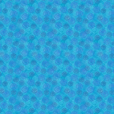 LAUREL BURCH Oceania Y4705 124 Blue ocean sea whirlpools Clothworks BTHY