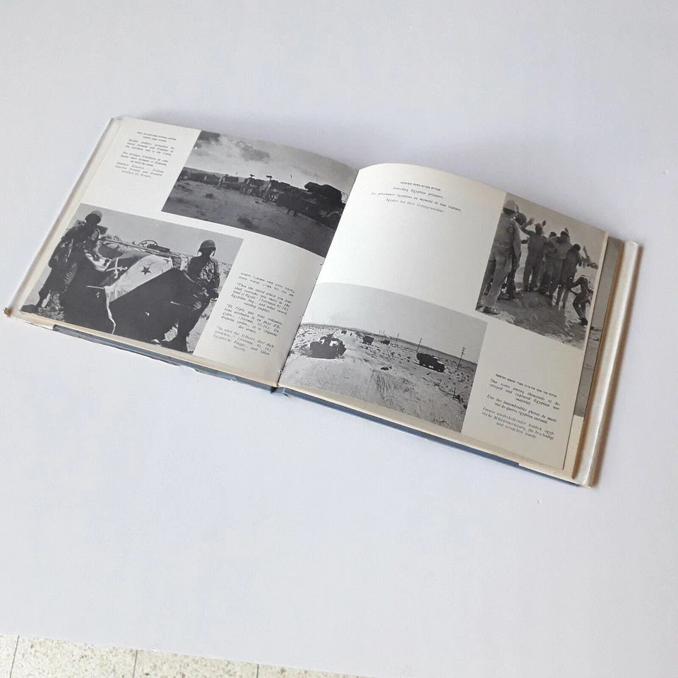 Israel War For Freedom Libro en inglés alemán francés hebreo usado muy raro - Imagen 4 de 4