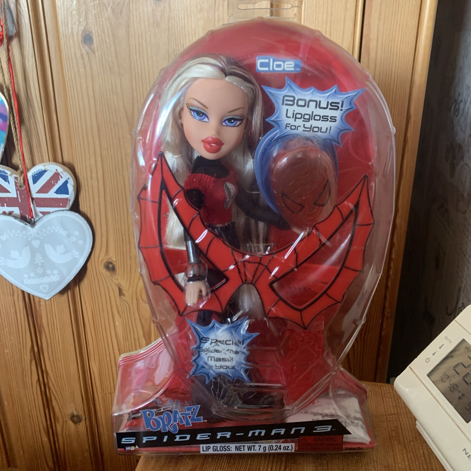 Muñeca Bratz Spider-Man 3 Cloe Figura MGA Entertainment Totalmente Nueva y Sin Abrir