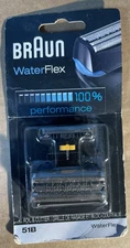 Braun 51B Water Flex Key Part Replacement Foil and Cutter Cassette (READ)