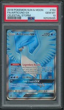 Pokémon Sun And Moon Celestial Storm Articuno GX Full Art 154/168 PSA 10  on eBay