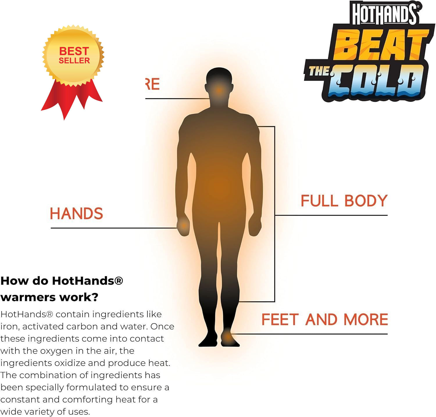 HotHands Insole Foot Warmers - Long Lasting Safe 16 Count (Pack of 1), gray 