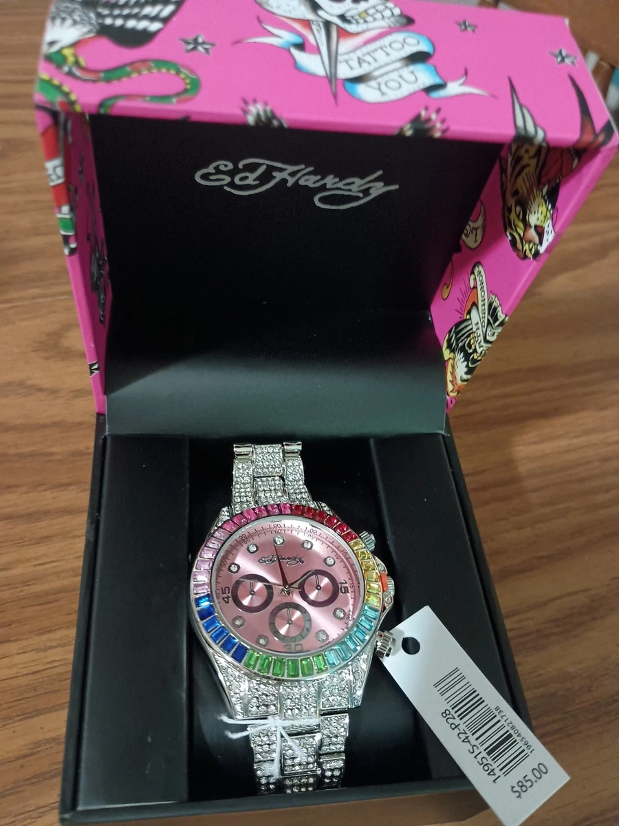 Ed Hardy Women Stainless Steel Case Wristwatches for sale | eBay display picture 1