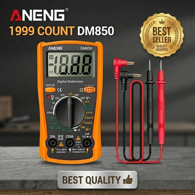 Professional Digital Multimeter Voltmeter Ohmmeter Ammeter Multi Tester Meter