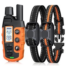 3300Ft Electric Dog Training Collar Remote Control Waterproof Pet Behaviour UK