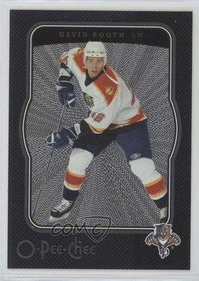 2007-08 O-Pee-Chee Micromotion Black 39/100 David Booth #212 0q3
