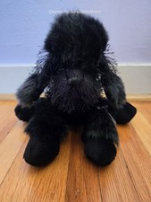 Ganz Webkinz 8" Black Poodle Plush Retired Toy HM191 NWT
