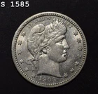 1909 Barber Quarter "AU++" *Free S/H After 1st Item*