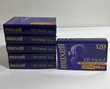 LOT OF 6 Maxell Hi8 120 XR-Metal 8mm Camcorder Professional Quality Video Tape