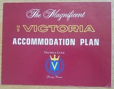 VICTORIA (Incres) 1972 DECK PLAN with PHOTOS