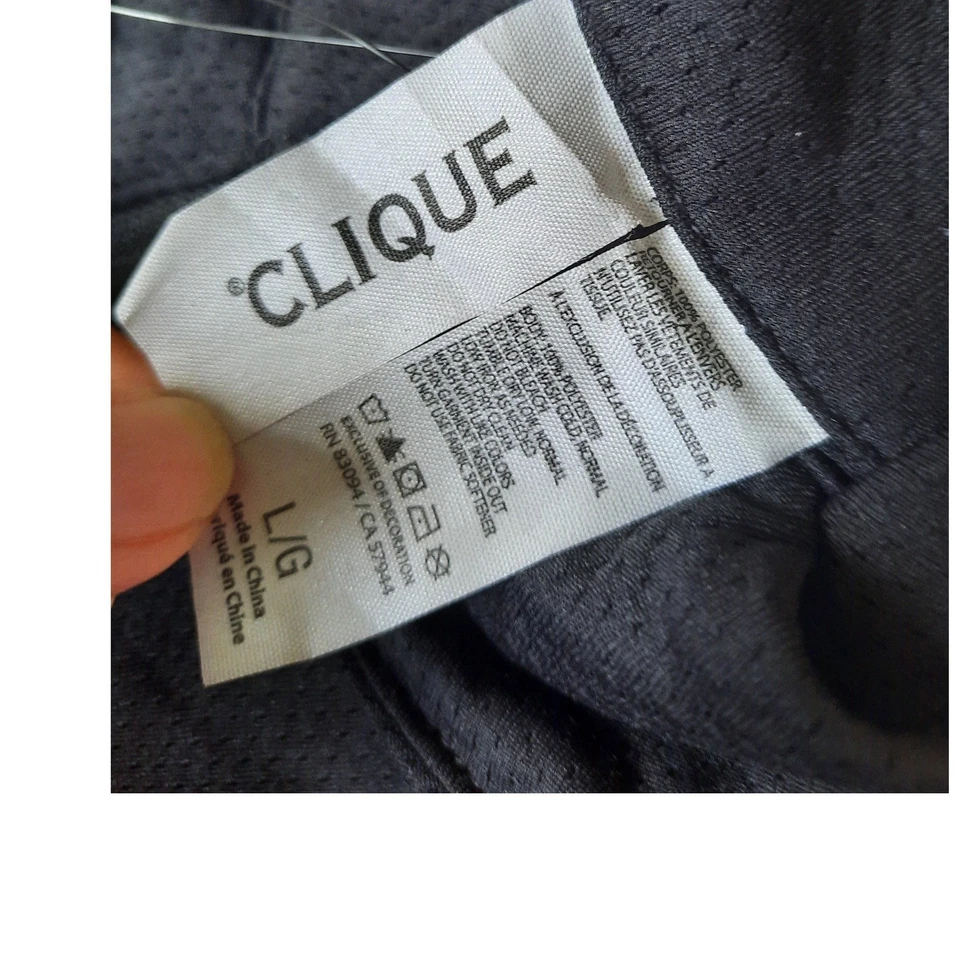 Suéter Pullover Poliéster Camarilla Hombre Grande Negro Manga Larga Cremallera Rendimiento Foto 2 de 4