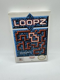 Loopz NES (Nintendo Entertainment System, 1990) Complete CIB Nice!