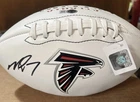 Michael Vick Signed Atlanta Falcons Official NFL Team Logo Football BECKETT
