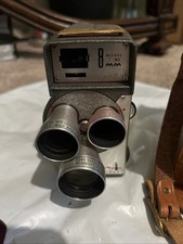 Tower Triple Lens 8mm Movie Camera Model T-185 With Original Case